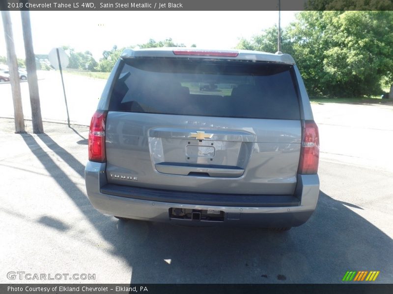 Satin Steel Metallic / Jet Black 2018 Chevrolet Tahoe LS 4WD