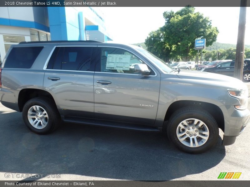 Satin Steel Metallic / Jet Black 2018 Chevrolet Tahoe LS 4WD