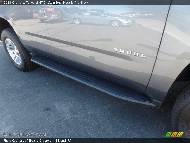 Satin Steel Metallic / Jet Black 2018 Chevrolet Tahoe LS 4WD