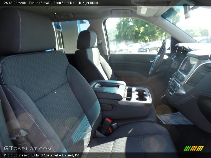 Satin Steel Metallic / Jet Black 2018 Chevrolet Tahoe LS 4WD