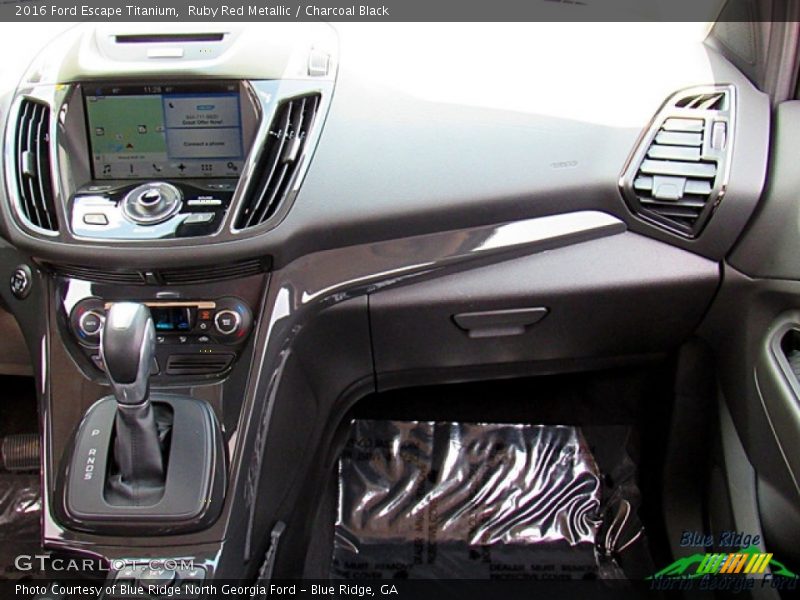 Ruby Red Metallic / Charcoal Black 2016 Ford Escape Titanium