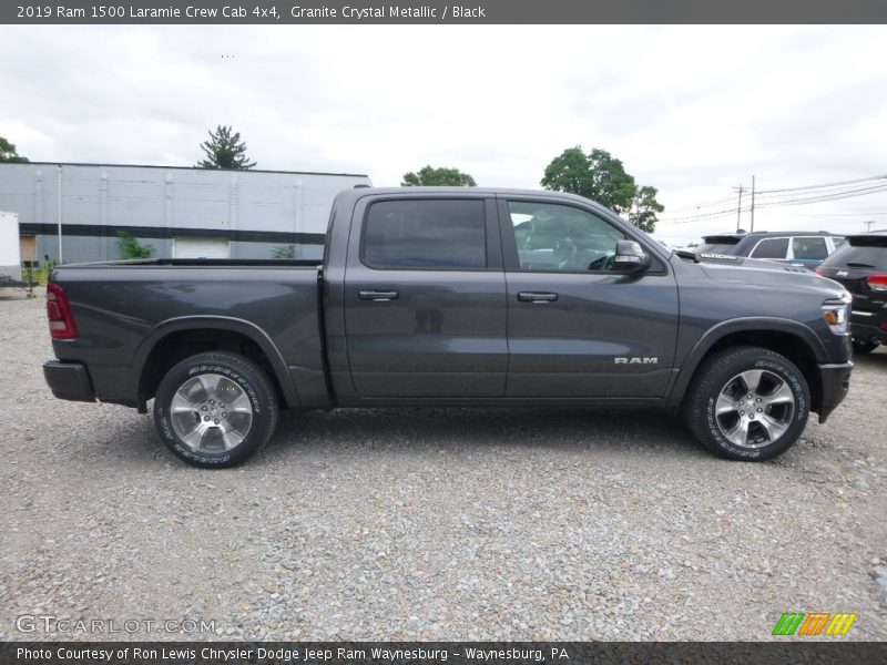 Granite Crystal Metallic / Black 2019 Ram 1500 Laramie Crew Cab 4x4