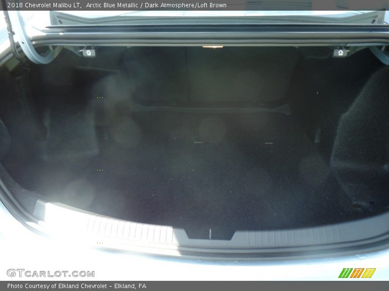 Arctic Blue Metallic / Dark Atmosphere/Loft Brown 2018 Chevrolet Malibu LT