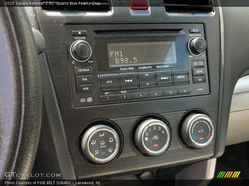 Quartz Blue Pearl / Gray 2015 Subaru Forester 2.5i