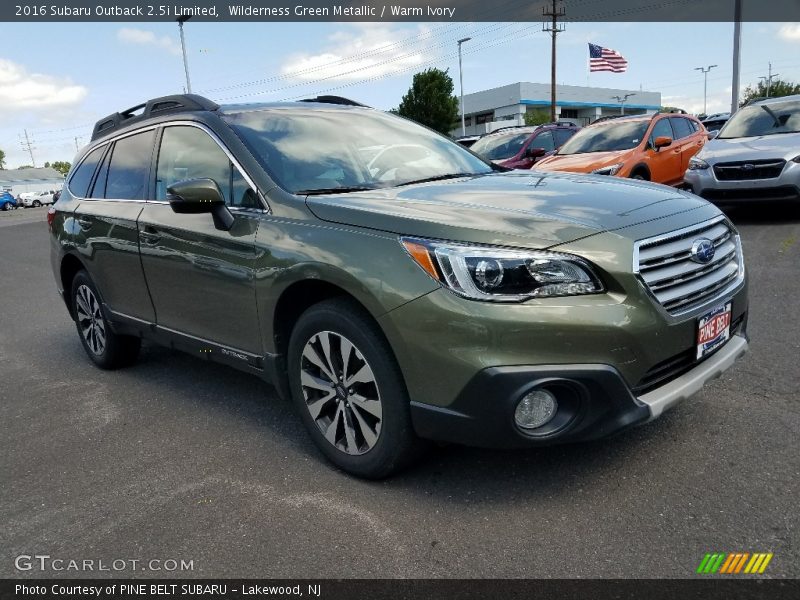 Wilderness Green Metallic / Warm Ivory 2016 Subaru Outback 2.5i Limited