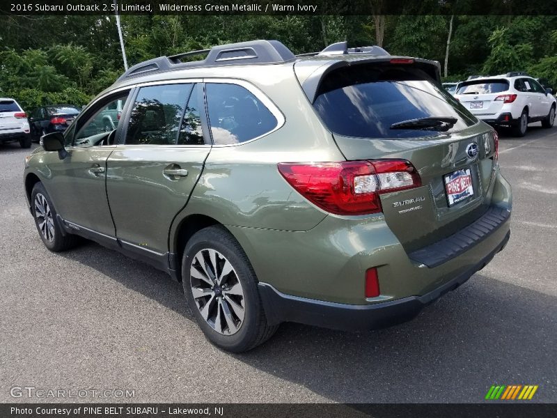 Wilderness Green Metallic / Warm Ivory 2016 Subaru Outback 2.5i Limited