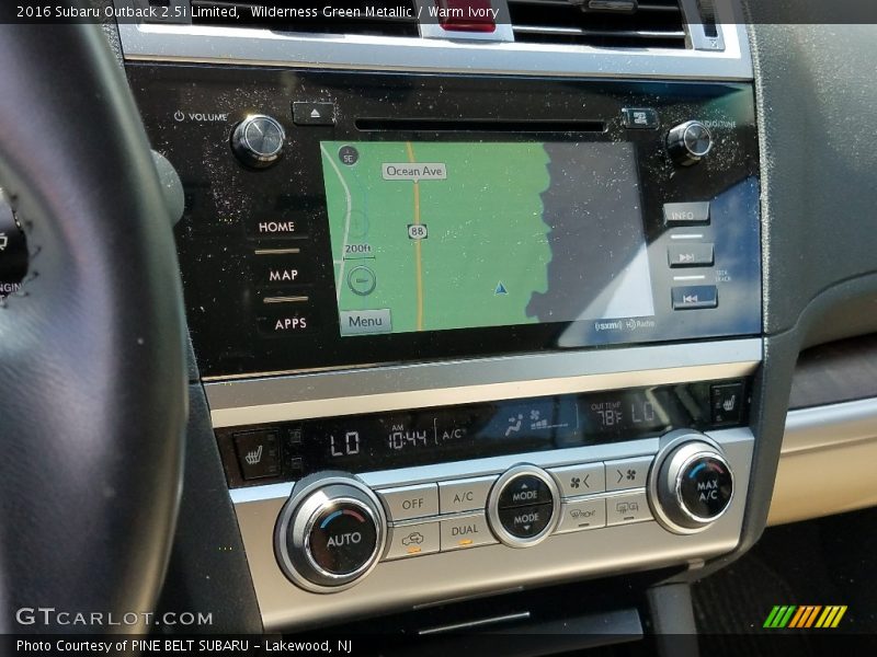 Wilderness Green Metallic / Warm Ivory 2016 Subaru Outback 2.5i Limited