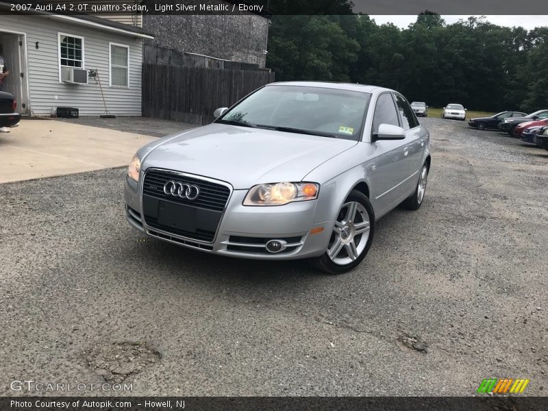 Light Silver Metallic / Ebony 2007 Audi A4 2.0T quattro Sedan