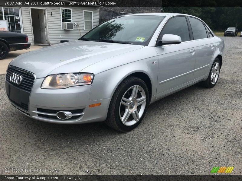 Light Silver Metallic / Ebony 2007 Audi A4 2.0T quattro Sedan