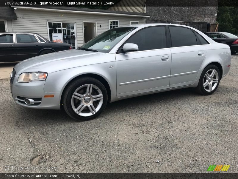 Light Silver Metallic / Ebony 2007 Audi A4 2.0T quattro Sedan