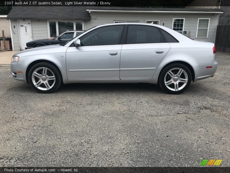 Light Silver Metallic / Ebony 2007 Audi A4 2.0T quattro Sedan