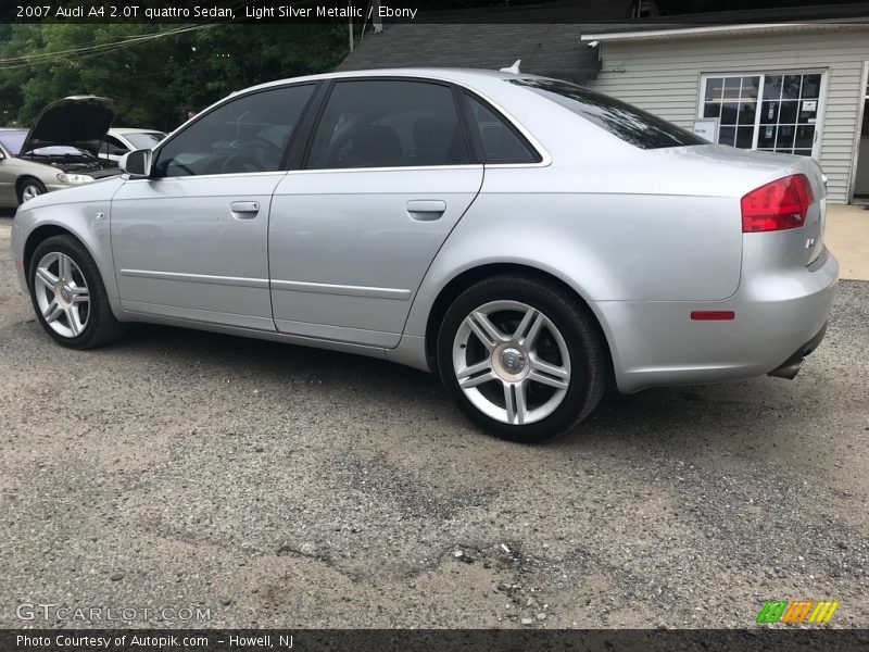 Light Silver Metallic / Ebony 2007 Audi A4 2.0T quattro Sedan