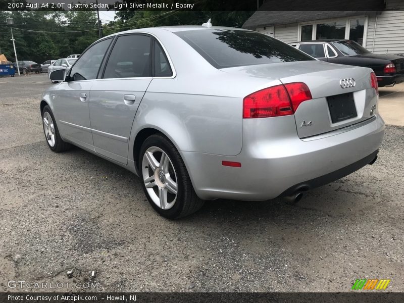 Light Silver Metallic / Ebony 2007 Audi A4 2.0T quattro Sedan