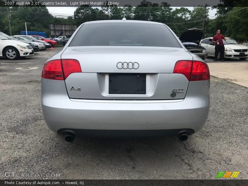 Light Silver Metallic / Ebony 2007 Audi A4 2.0T quattro Sedan