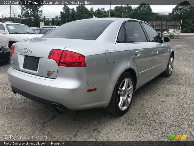 Light Silver Metallic / Ebony 2007 Audi A4 2.0T quattro Sedan