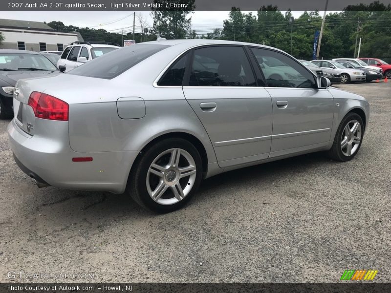 Light Silver Metallic / Ebony 2007 Audi A4 2.0T quattro Sedan