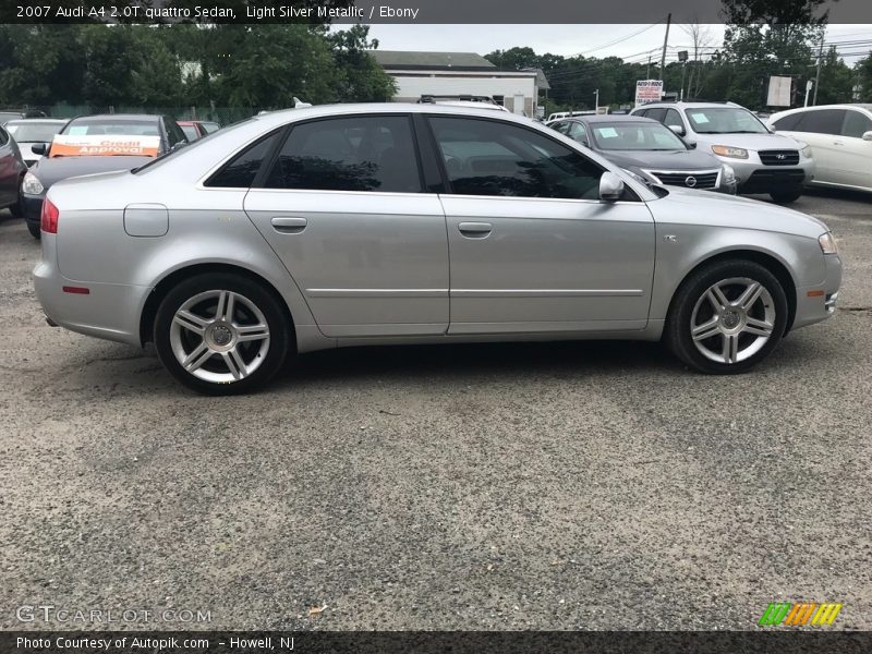 Light Silver Metallic / Ebony 2007 Audi A4 2.0T quattro Sedan