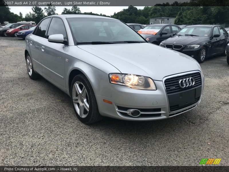 Light Silver Metallic / Ebony 2007 Audi A4 2.0T quattro Sedan