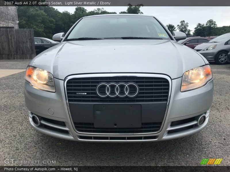 Light Silver Metallic / Ebony 2007 Audi A4 2.0T quattro Sedan