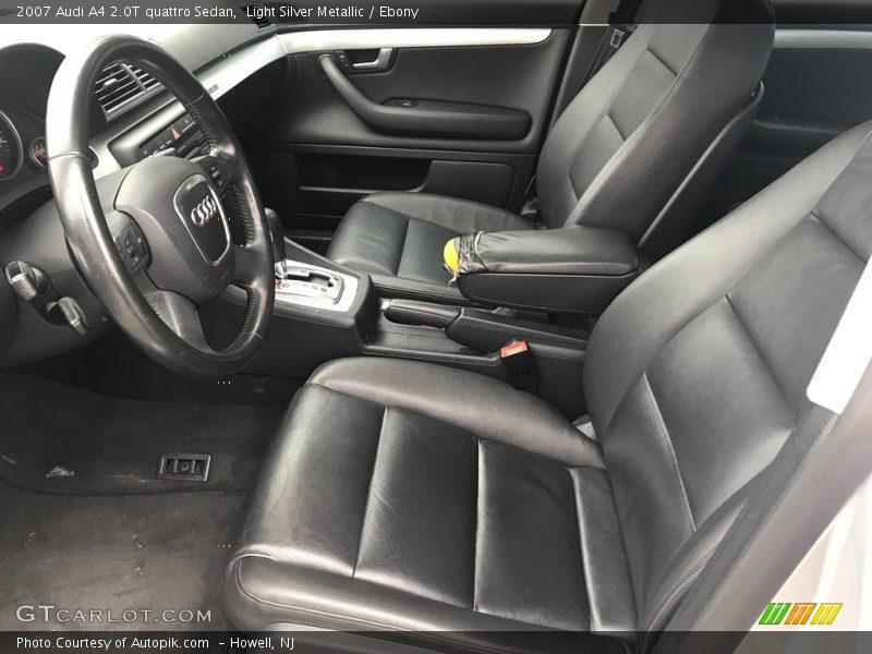 Light Silver Metallic / Ebony 2007 Audi A4 2.0T quattro Sedan