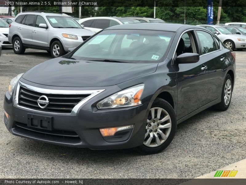 Brilliant Silver / Charcoal 2013 Nissan Altima 2.5 S
