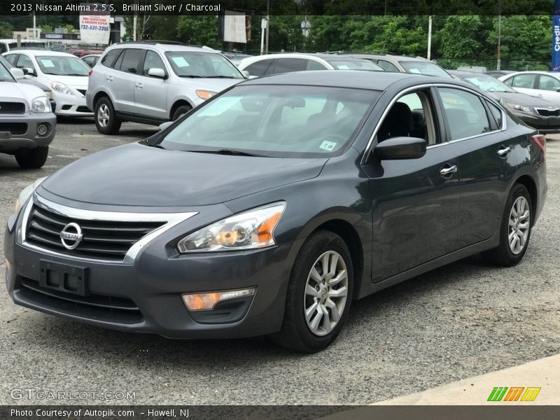 Brilliant Silver / Charcoal 2013 Nissan Altima 2.5 S