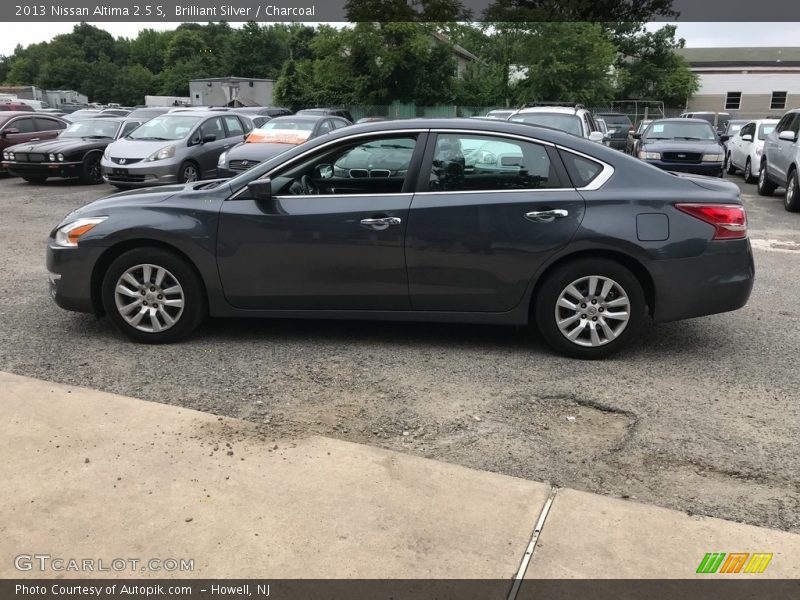 Brilliant Silver / Charcoal 2013 Nissan Altima 2.5 S