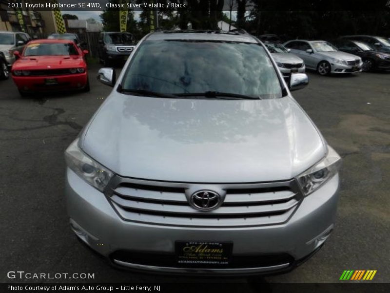 Classic Silver Metallic / Black 2011 Toyota Highlander SE 4WD