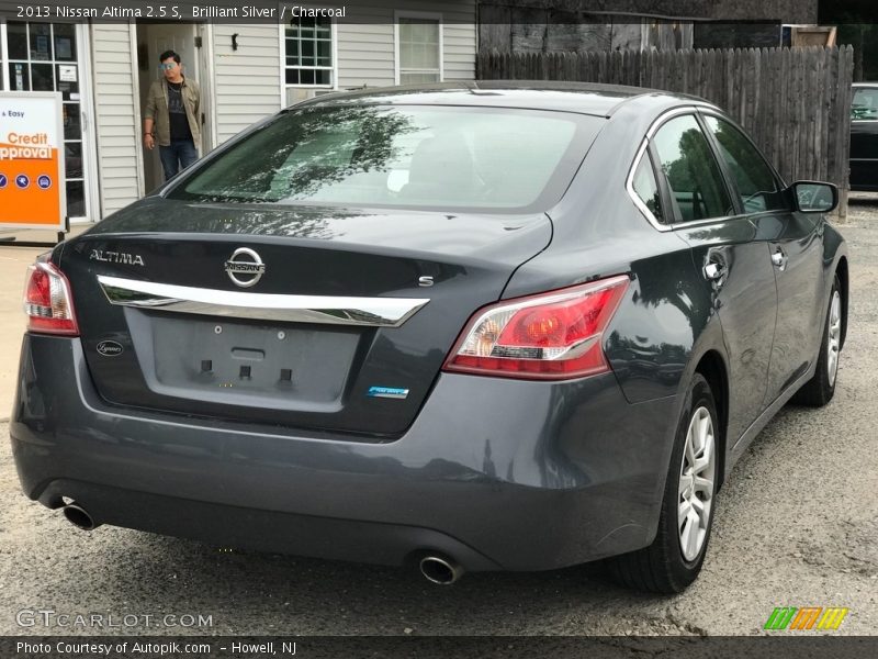Brilliant Silver / Charcoal 2013 Nissan Altima 2.5 S