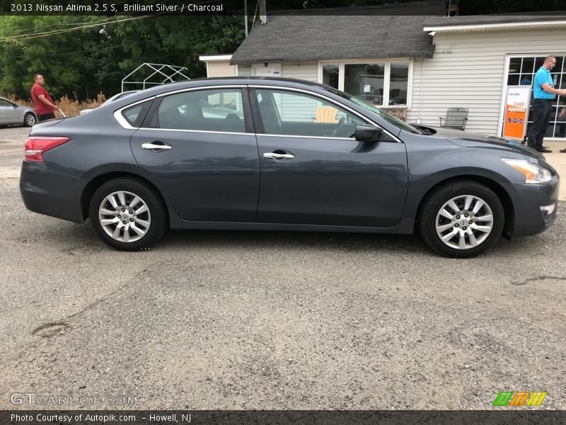 Brilliant Silver / Charcoal 2013 Nissan Altima 2.5 S