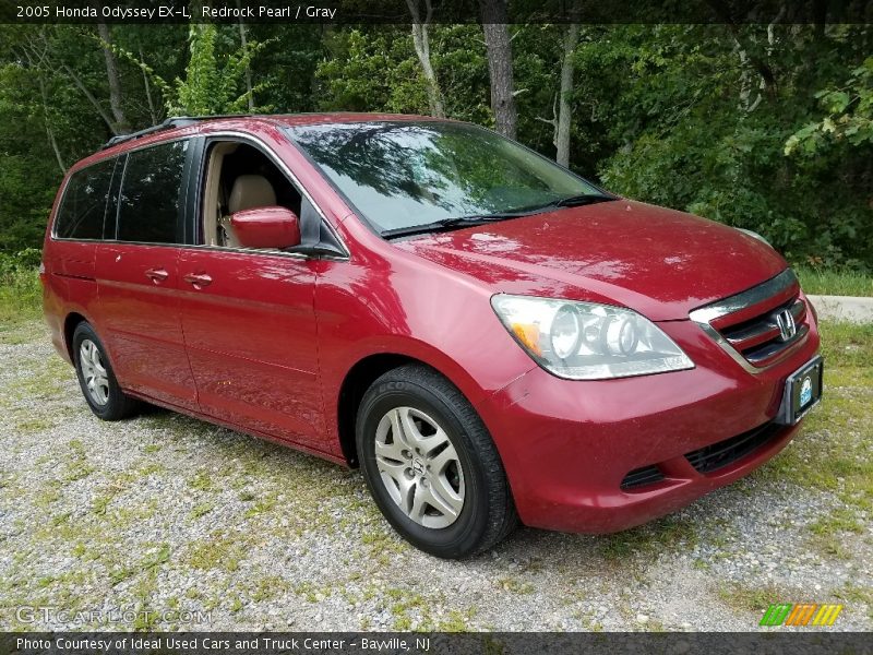 Redrock Pearl / Gray 2005 Honda Odyssey EX-L