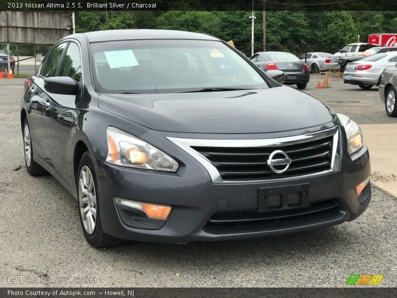 Brilliant Silver / Charcoal 2013 Nissan Altima 2.5 S