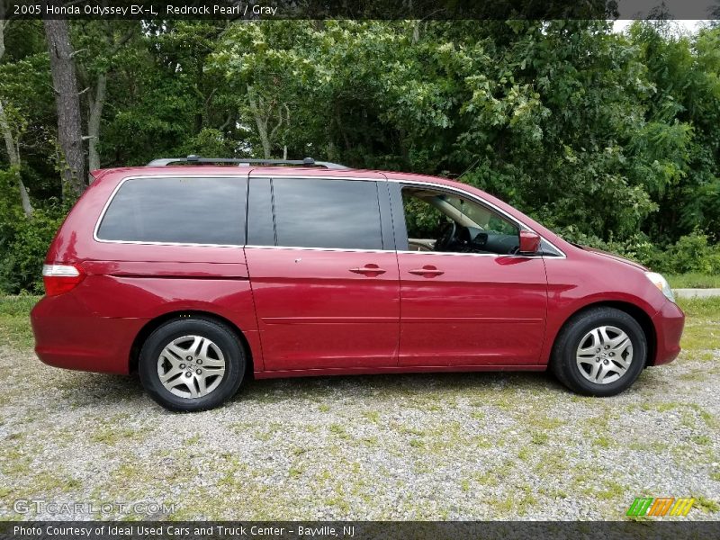 Redrock Pearl / Gray 2005 Honda Odyssey EX-L