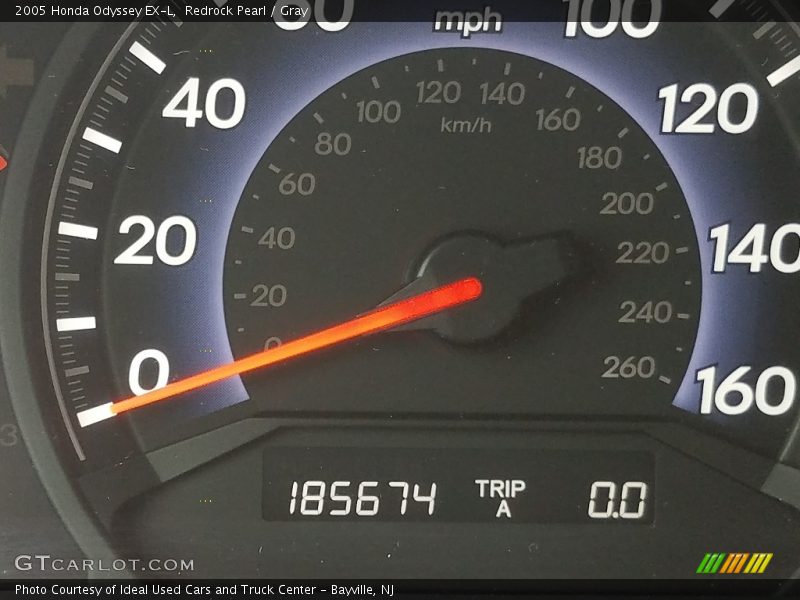 Redrock Pearl / Gray 2005 Honda Odyssey EX-L