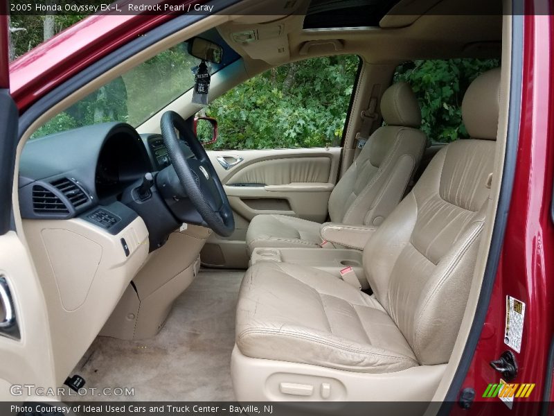 Redrock Pearl / Gray 2005 Honda Odyssey EX-L