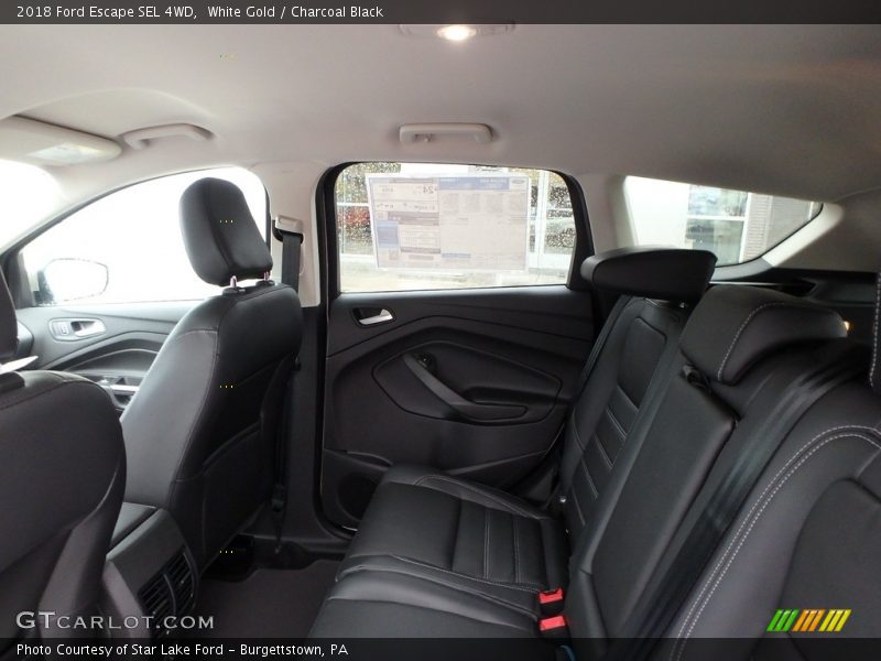 White Gold / Charcoal Black 2018 Ford Escape SEL 4WD