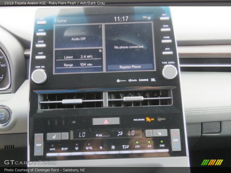 Ruby Flare Pearl / Ash/Dark Gray 2019 Toyota Avalon XLE