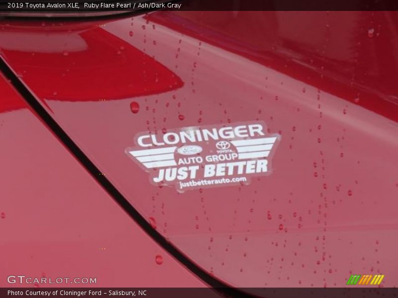 Ruby Flare Pearl / Ash/Dark Gray 2019 Toyota Avalon XLE