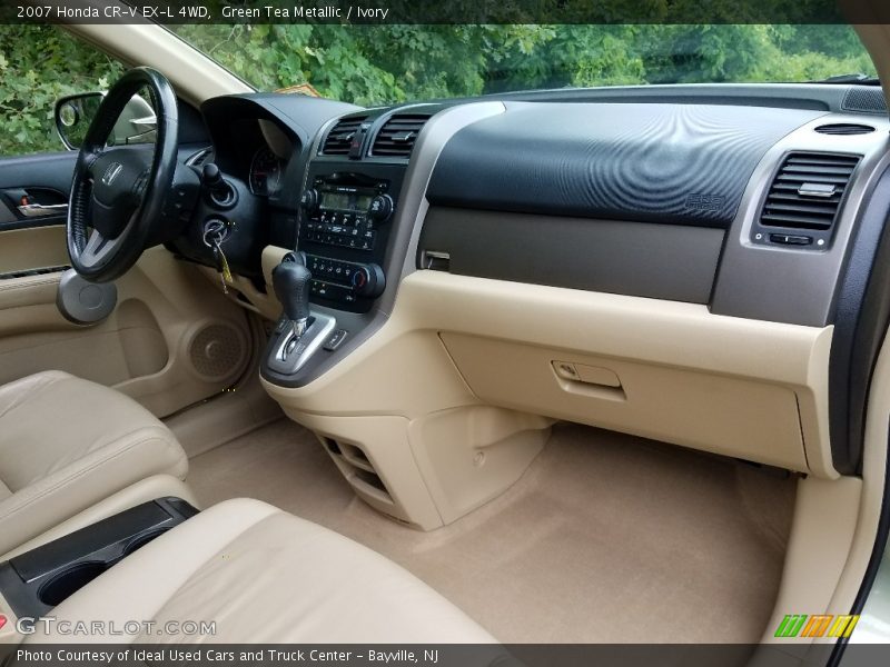 Green Tea Metallic / Ivory 2007 Honda CR-V EX-L 4WD