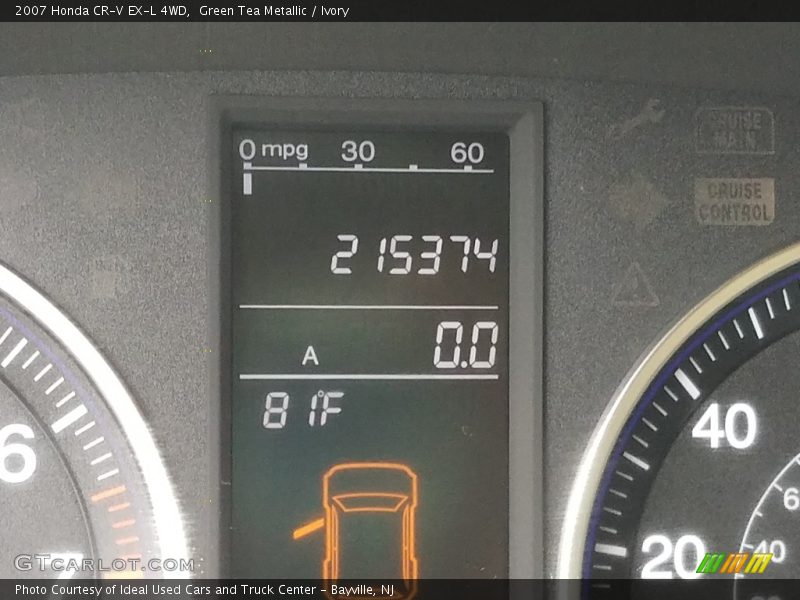 Green Tea Metallic / Ivory 2007 Honda CR-V EX-L 4WD