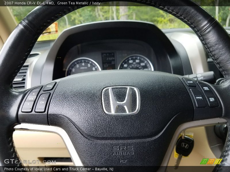 Green Tea Metallic / Ivory 2007 Honda CR-V EX-L 4WD