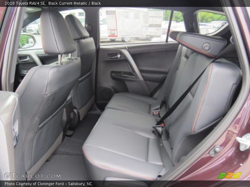 Rear Seat of 2018 RAV4 SE