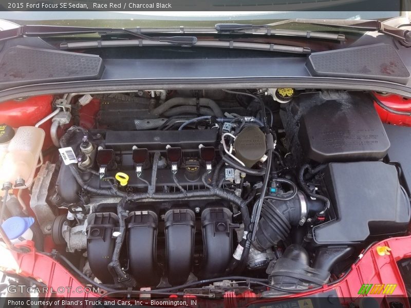 Race Red / Charcoal Black 2015 Ford Focus SE Sedan