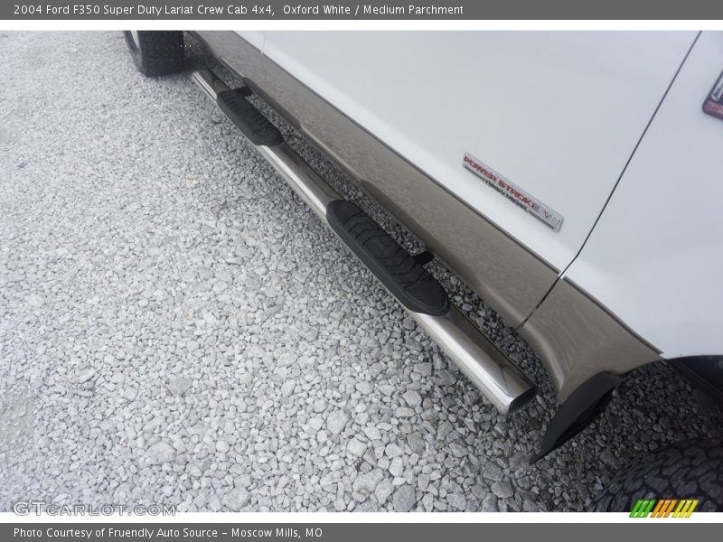 Oxford White / Medium Parchment 2004 Ford F350 Super Duty Lariat Crew Cab 4x4