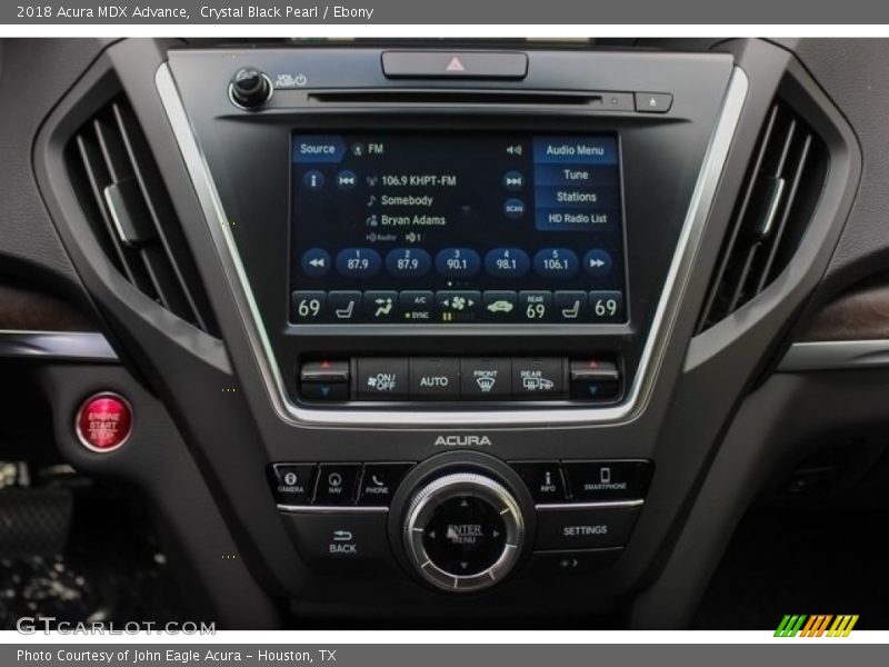 Crystal Black Pearl / Ebony 2018 Acura MDX Advance