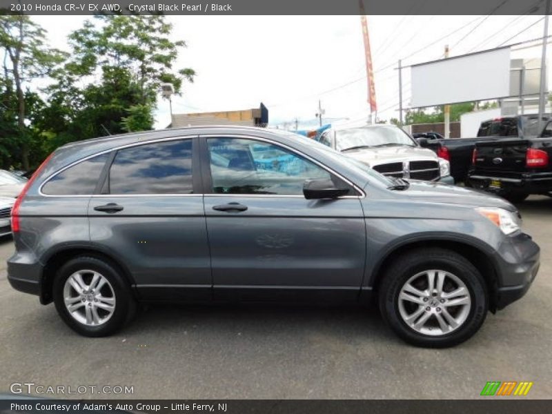 Crystal Black Pearl / Black 2010 Honda CR-V EX AWD