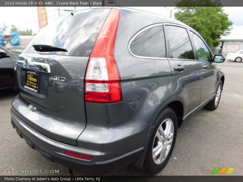 Crystal Black Pearl / Black 2010 Honda CR-V EX AWD