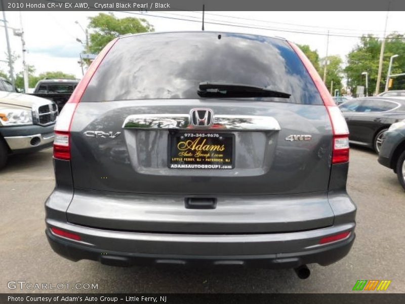 Crystal Black Pearl / Black 2010 Honda CR-V EX AWD