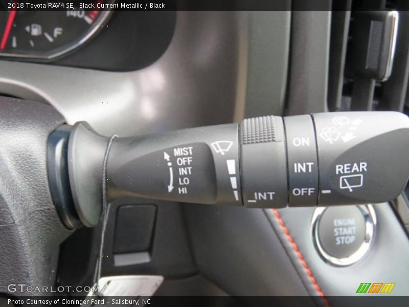 Controls of 2018 RAV4 SE