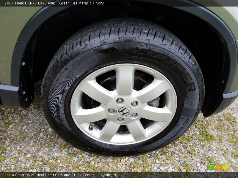 Green Tea Metallic / Ivory 2007 Honda CR-V EX-L 4WD